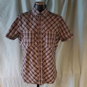 Express short Sleeve Fitted button up